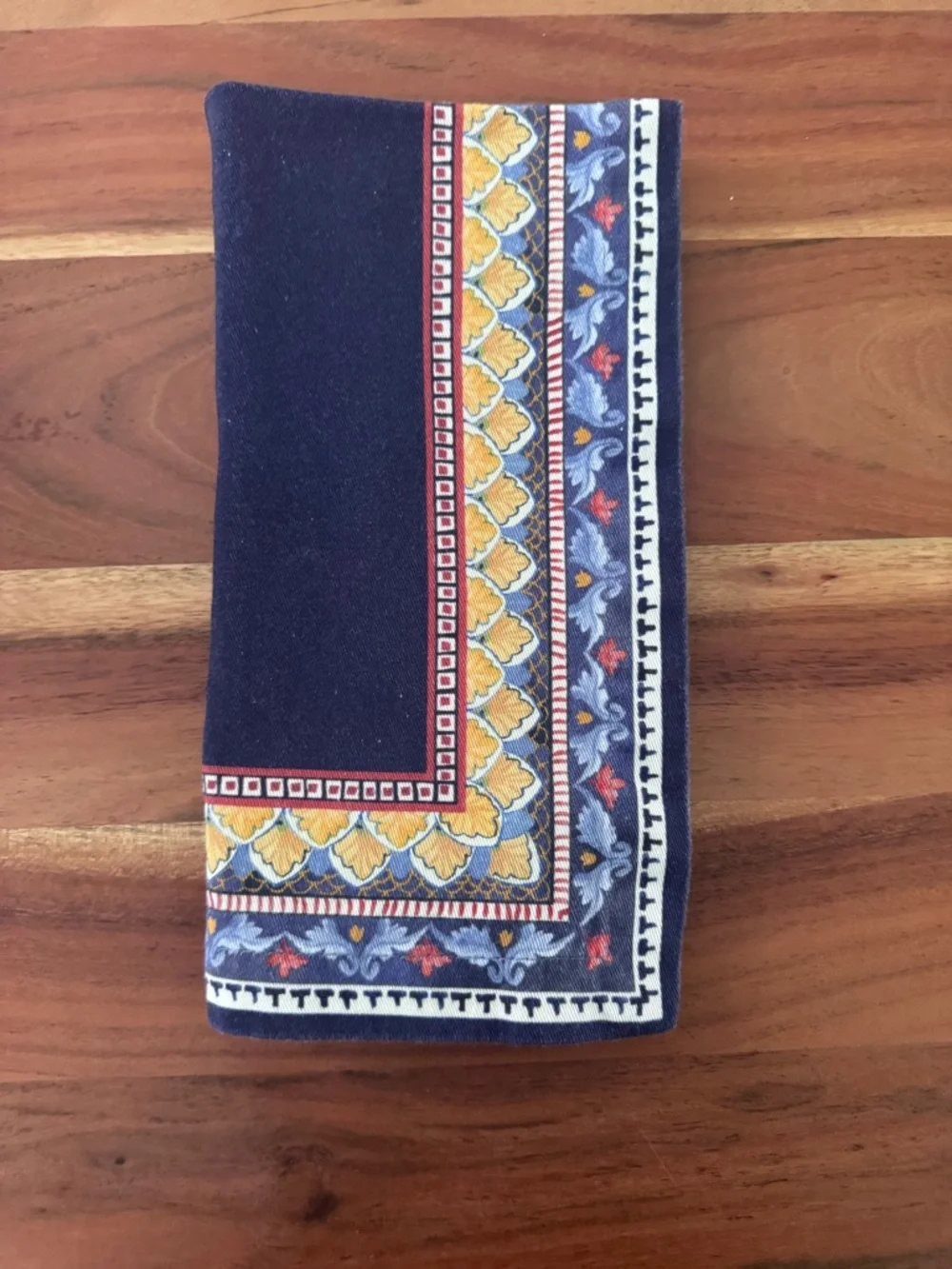 Williams Sonoma Mediterranean Tablecloth 70x108 & 12 Napkins Set